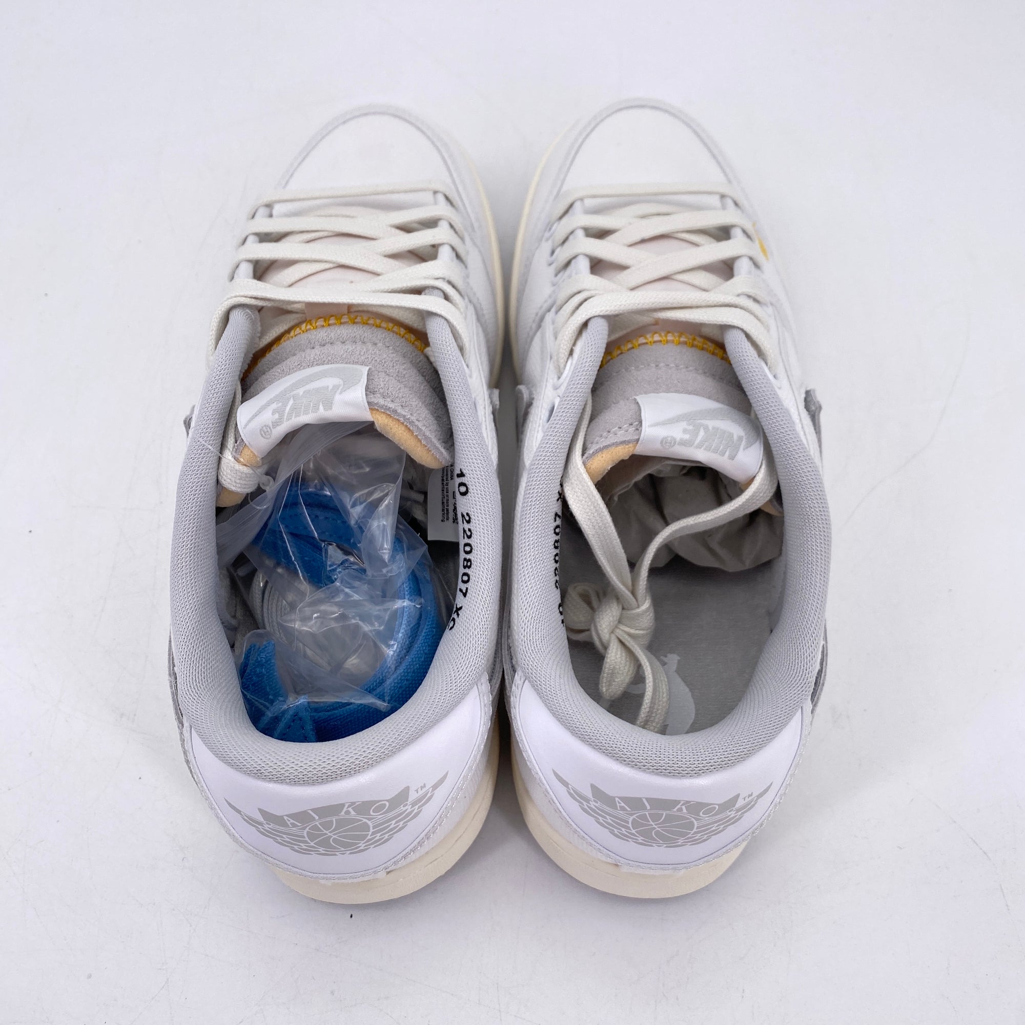 Air Jordan 1 Retro AJKO Low &quot;Union White Canvas&quot; 2023 New Size 10
