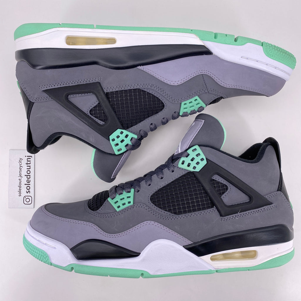 Air Jordan 4 Retro "Green Glow" 2013 Used Size 10
