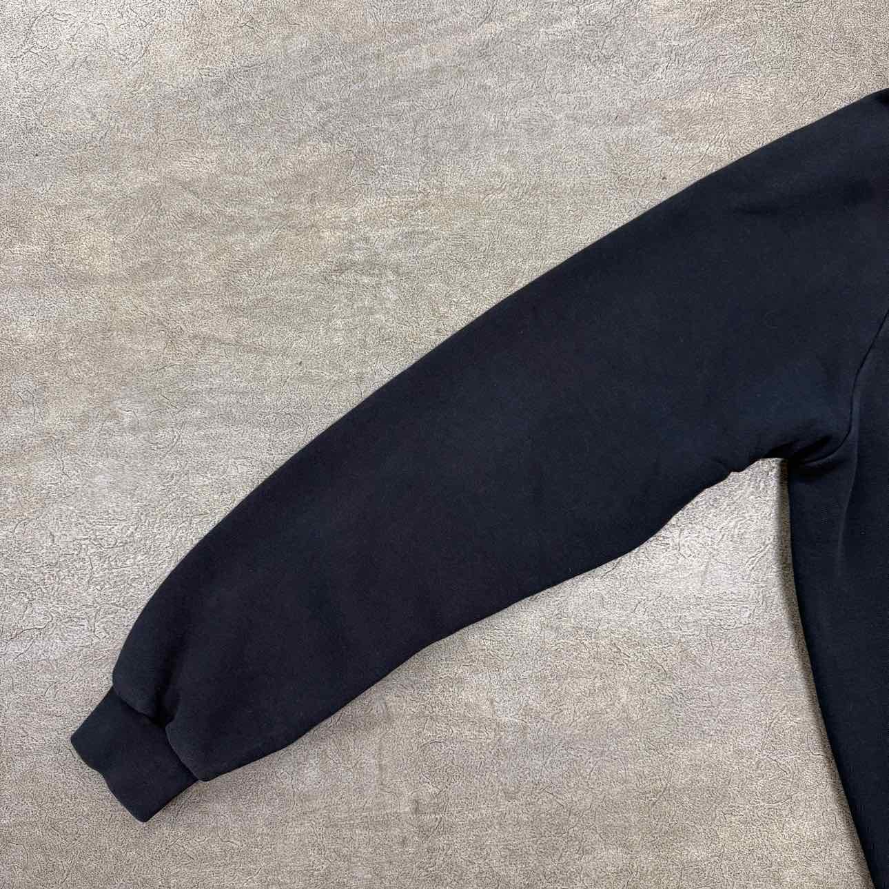 Balenciaga Hoodie &quot;COTTON LOGO&quot; Black Used Size XL