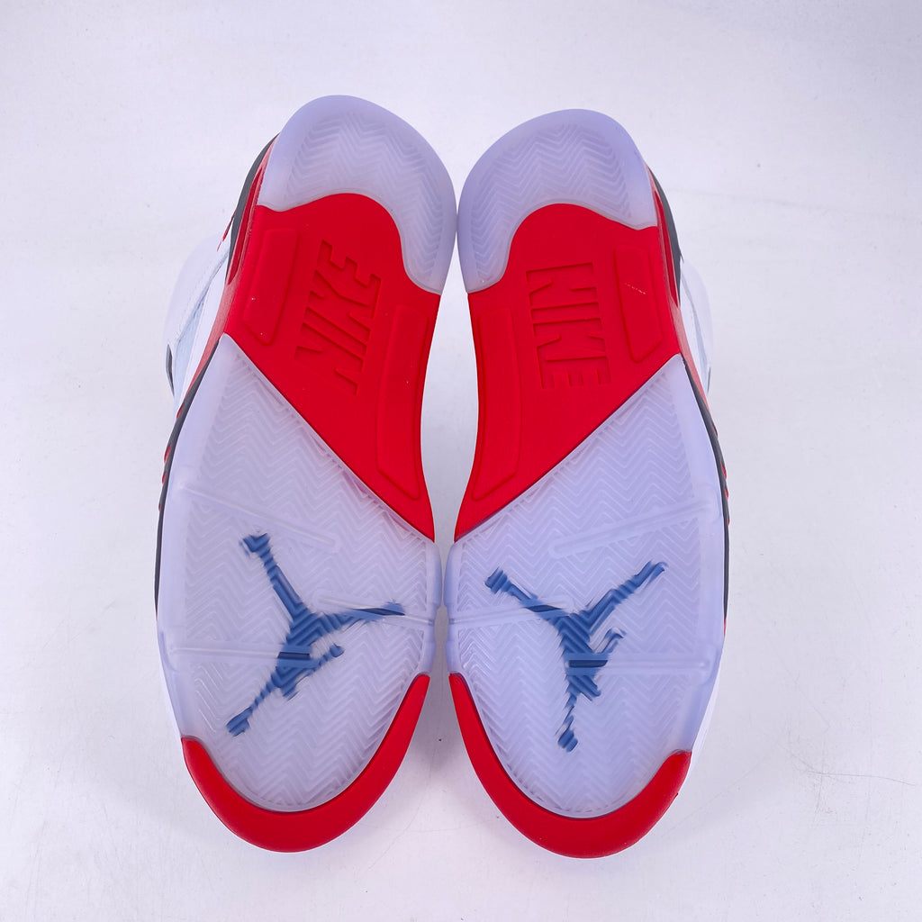 Air Jordan 5 Retro "Fire Red Black Tongue" 2025 New Size 10.5