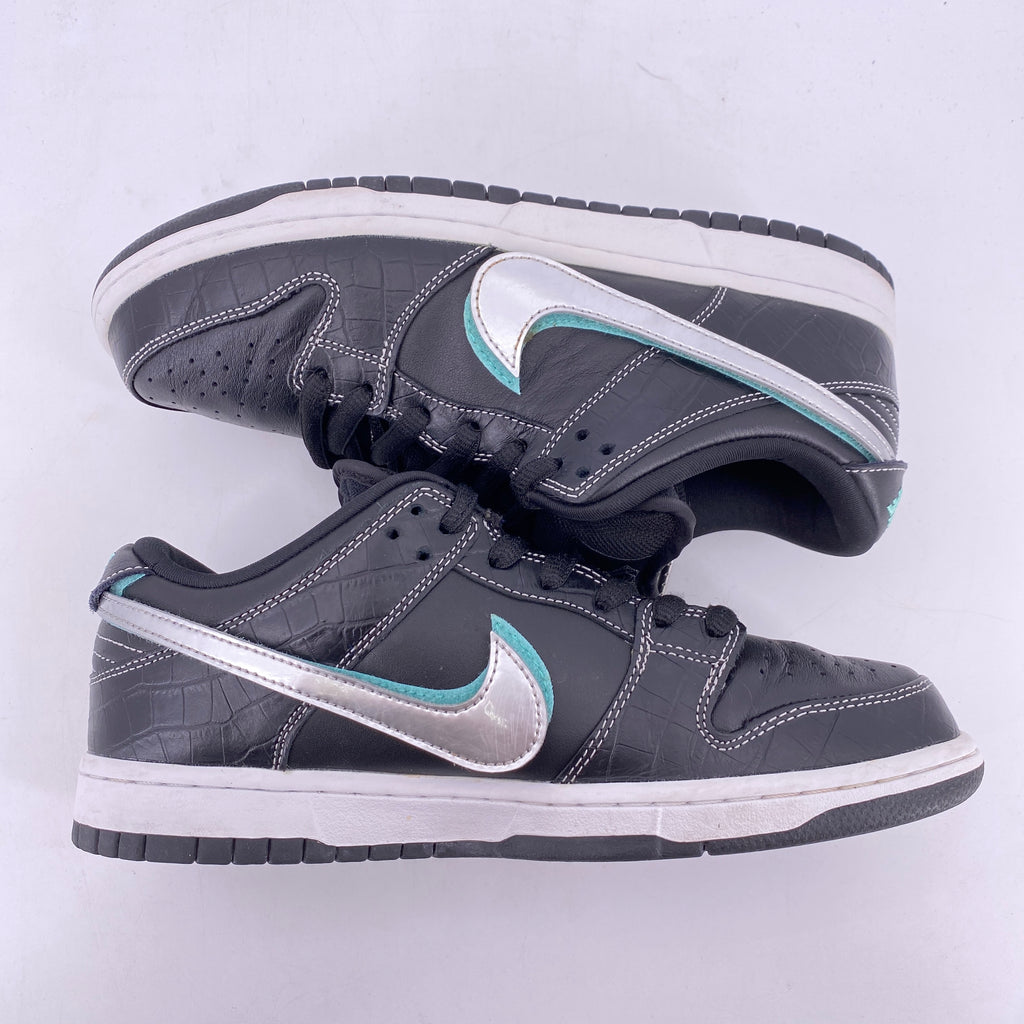 Nike SB Dunk Low "Black Diamond" 2018 Used Size 8.5