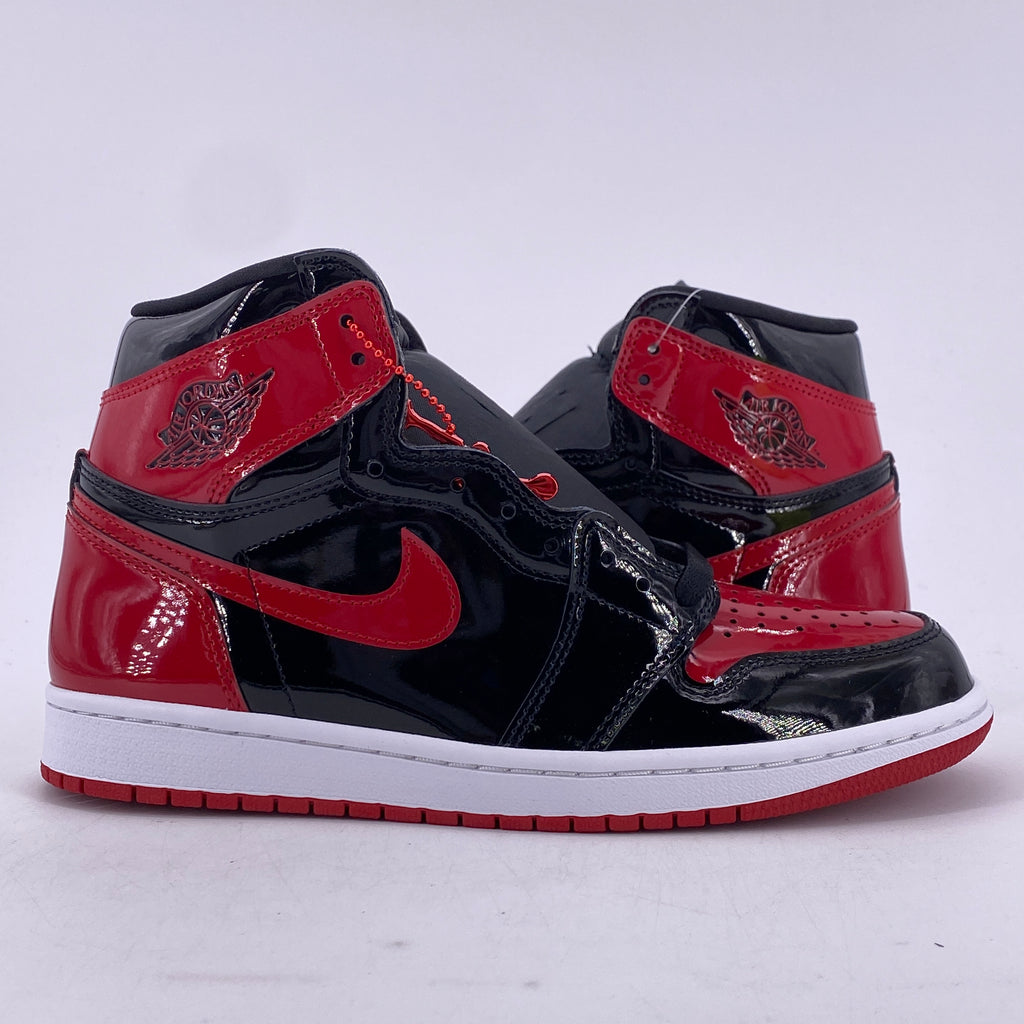Air Jordan 1 Retro High OG "Patent Bred" 2021 New Size 8