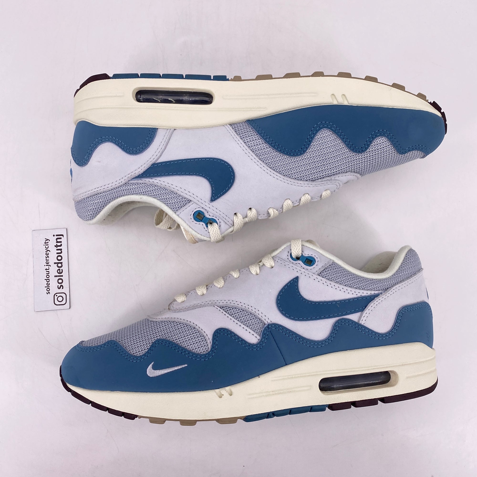 Nike Air Max 1 / Patta &quot;Waves Aqua&quot; 2021 Used Size 10