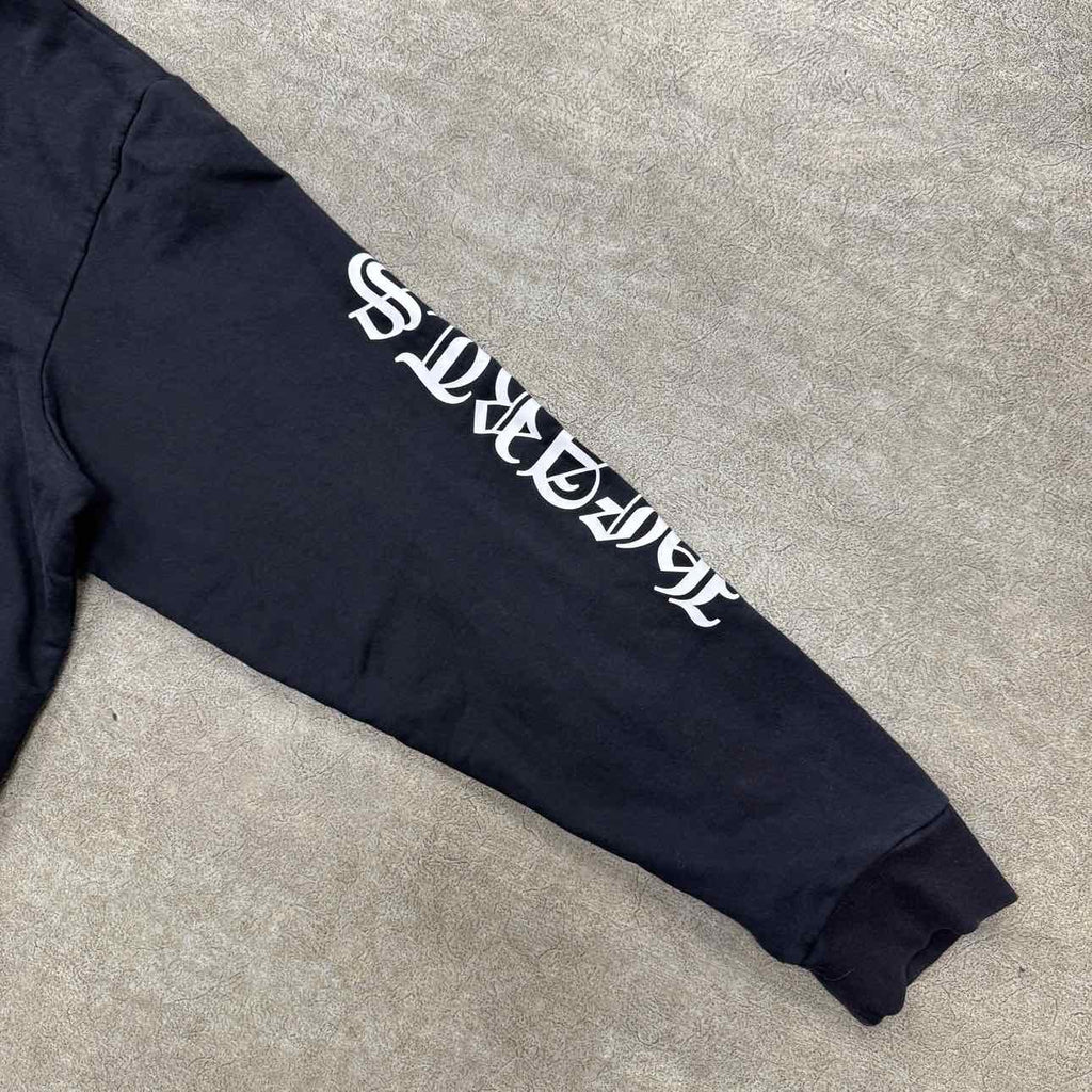 Chrome Hearts Zip Up "VERTICAL LOGO" Black Used Size 2XL