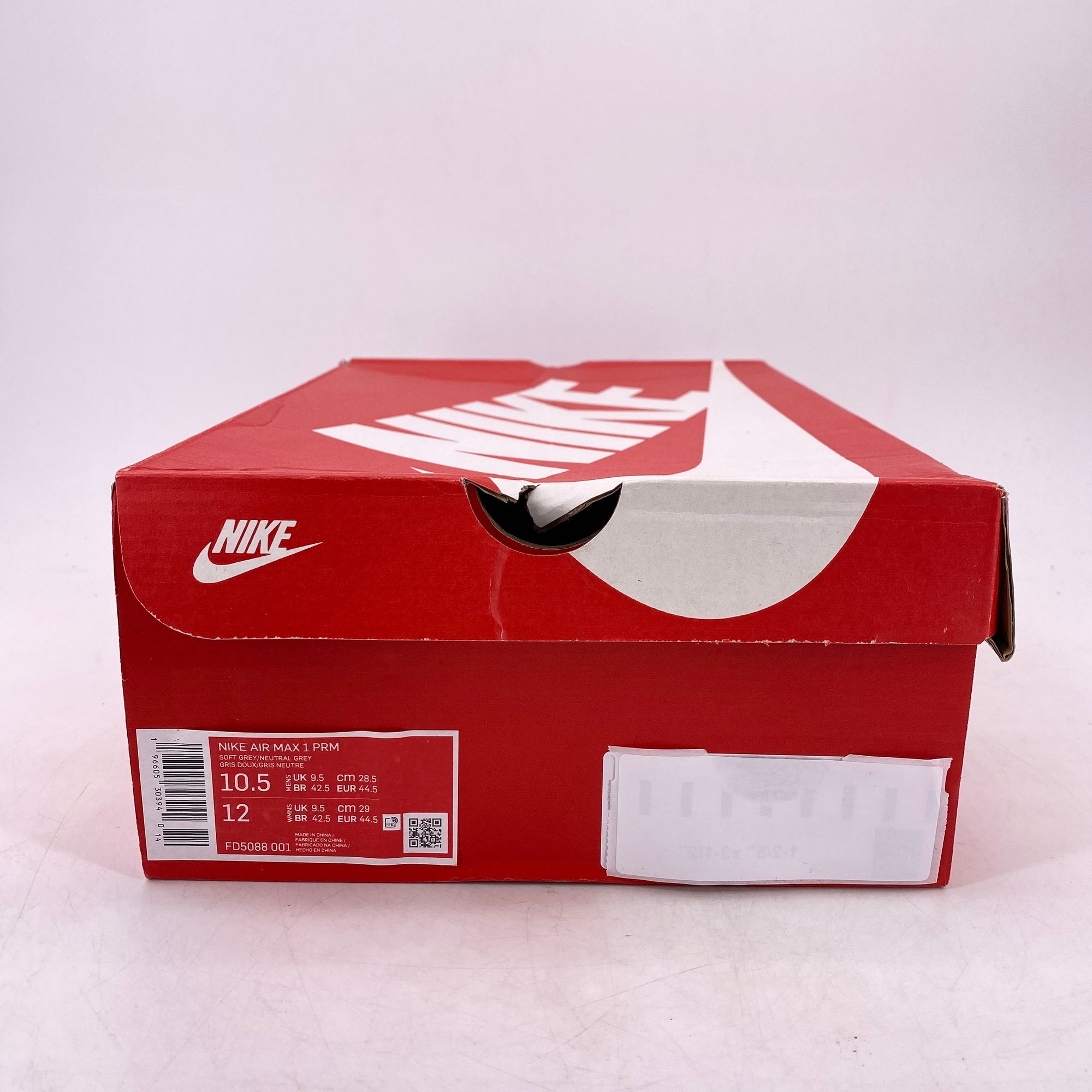 Nike Air Max 1 &quot;Crepe Soft Grey&quot; 2023 New Size 10.5