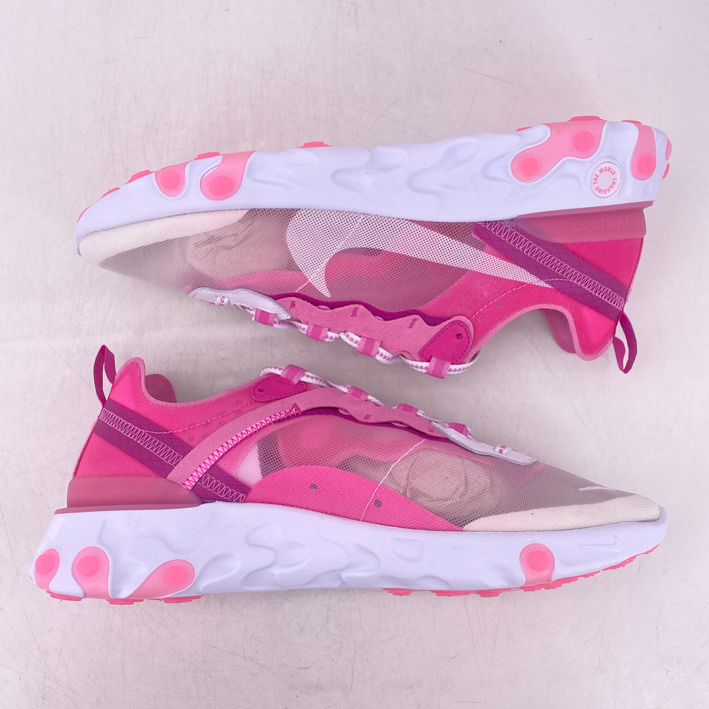 Nike React Element 87 "Sneakerroom Breast Cancer White" 2019 New Size 10