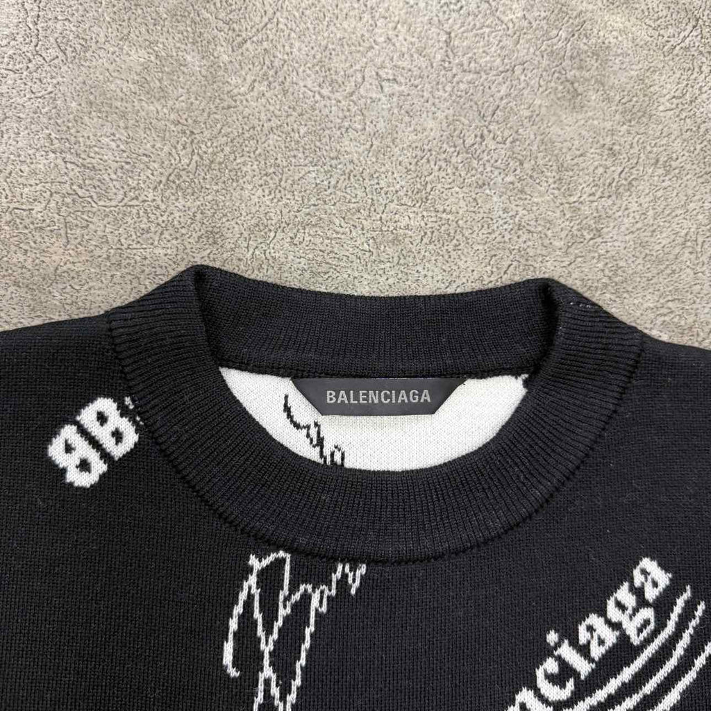 Balenciaga "LOGO MANIA" Black New Size XL (W)