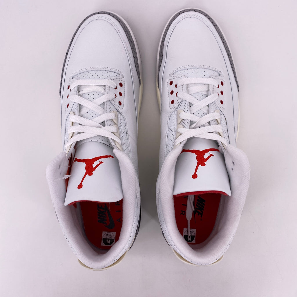 Air Jordan 3 Retro "White Cement" 2023 New Size 14