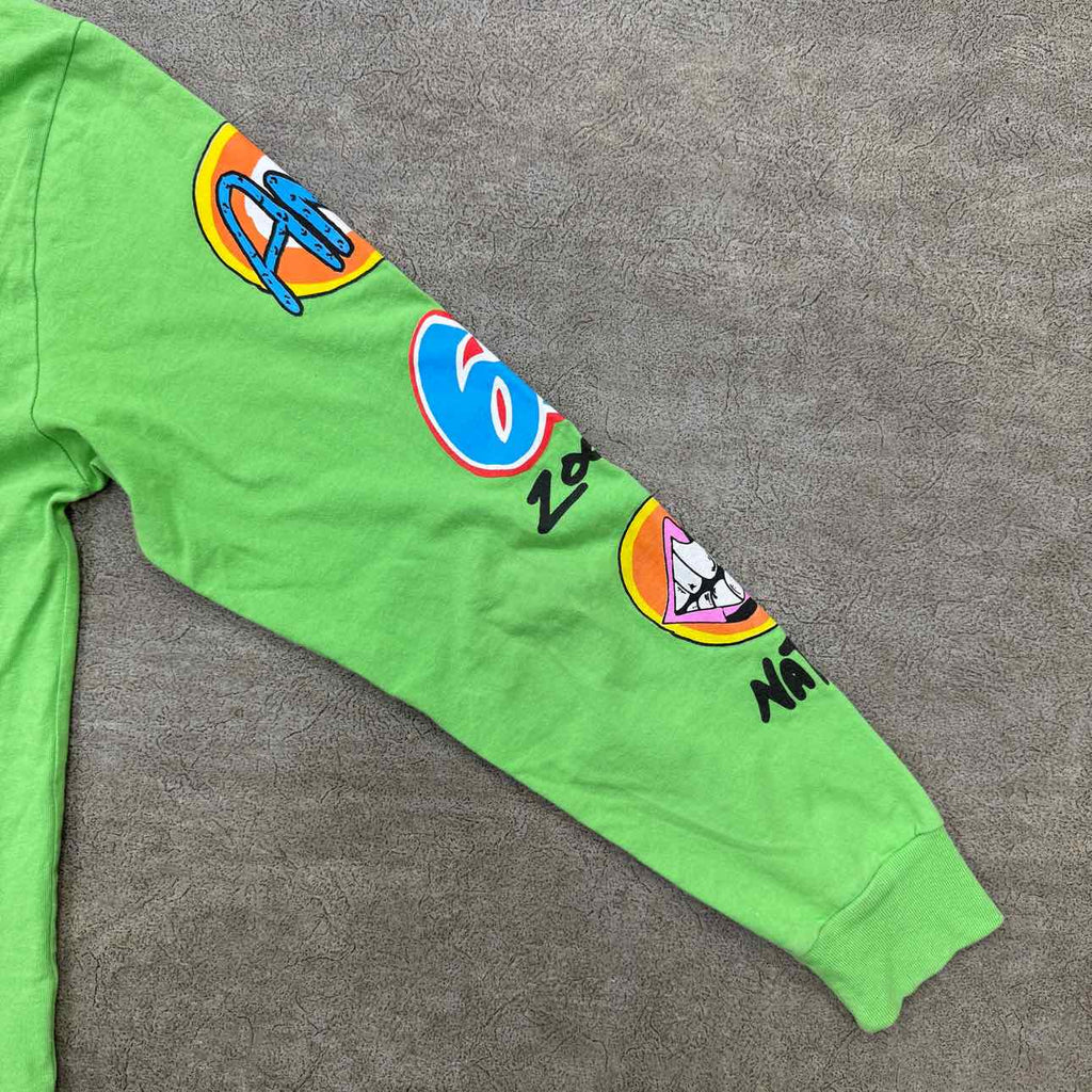 Chrome Hearts Long Sleeve "SEX RECORDS" Neon Used Size M