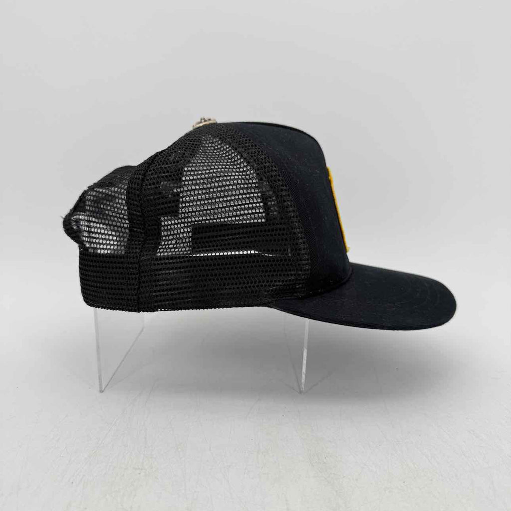 Chrome Hearts Trucker Hat "SEAL STAMP" Used Black Size OS