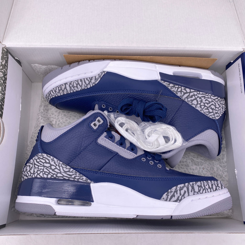 Air Jordan 3 Retro "Georgetown" 2021 New Size 9.5