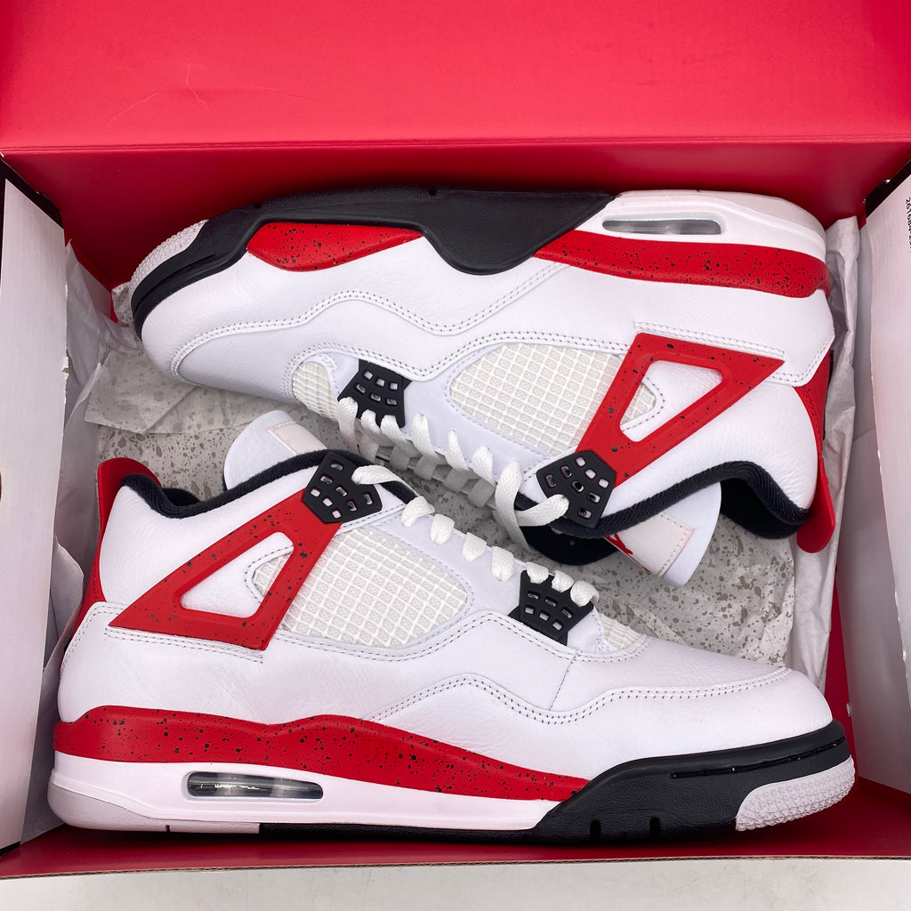 Air Jordan 4 Retro "Red Cement" 2023 New Size 10.5