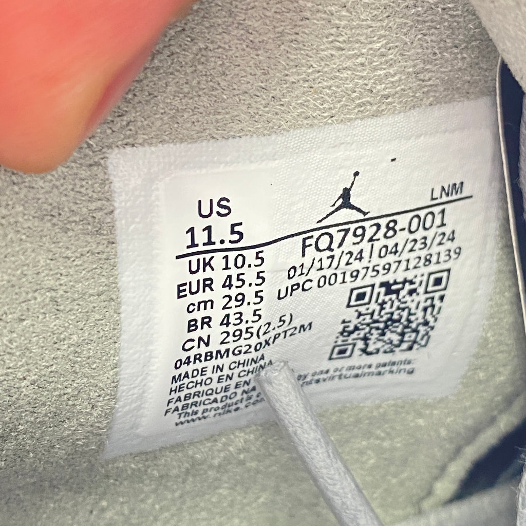 Air Jordan 4 Retro "Wet Cement" 2024 New Size 11.5