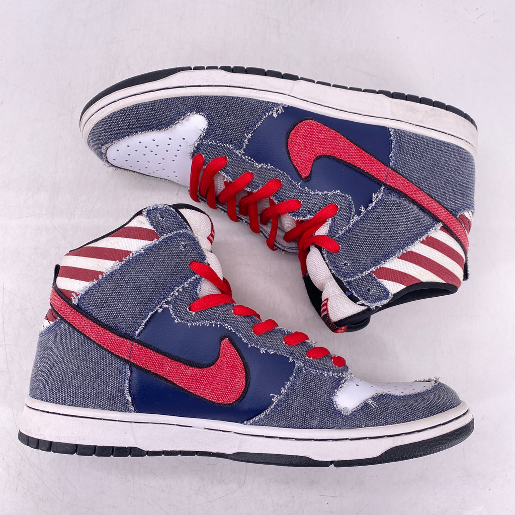 Nike SB Dunk High PRM "Born In The Usa" 2010 Used Size 11