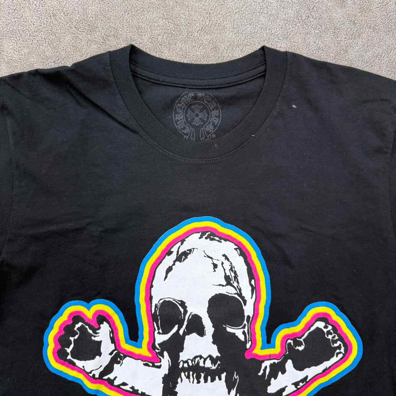 Chrome Hearts Long Sleeve &quot;FOTI&quot; Black Used Size M Chrome Hearts
