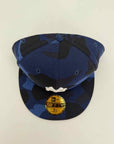 Bape Fitted Hat "NEW ERA" New Blue Size 7 3/8