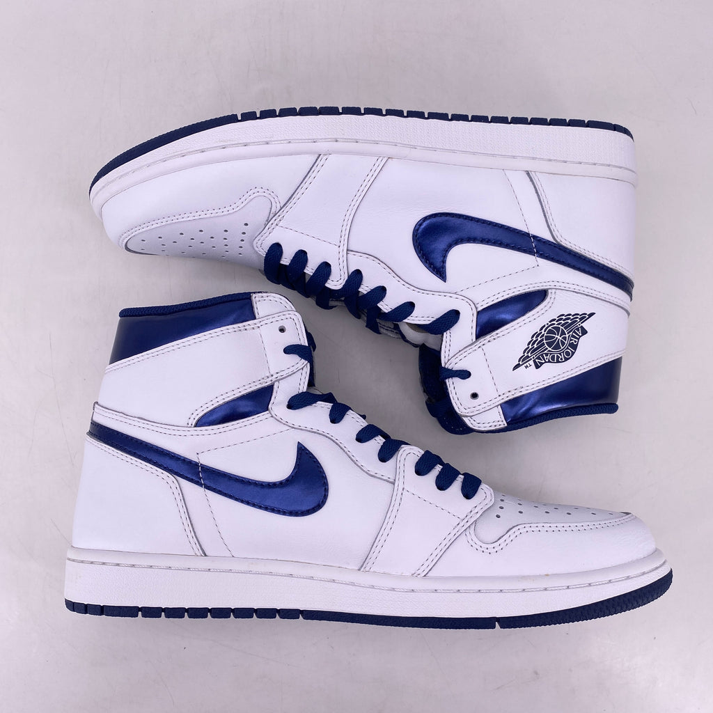 Air Jordan 1 Retro High OG "Metallic Navy" 2016 New Size 10.5