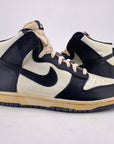 Nike Dunk High "Sail Black" 2008 Used Size 9