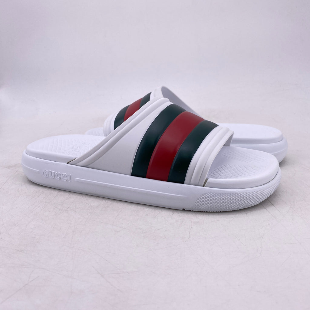 Gucci Slide "Red Green Stripe"  New Size 6G