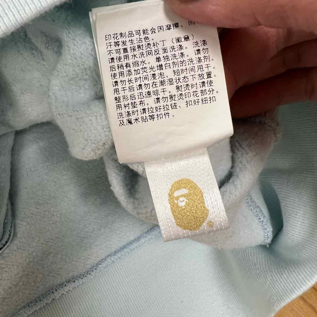 Bape Hoodie "ABC CAMO BLUE" Blue Used Size L