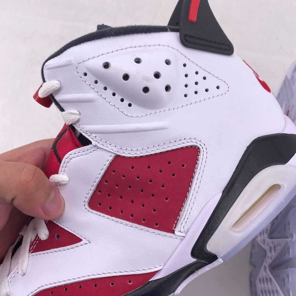 Air Jordan 6 Retro "Carmine" 2021 New Size 8
