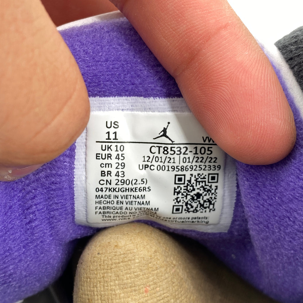 Air Jordan 3 Retro "Dark Iris" 2022 New Size 11
