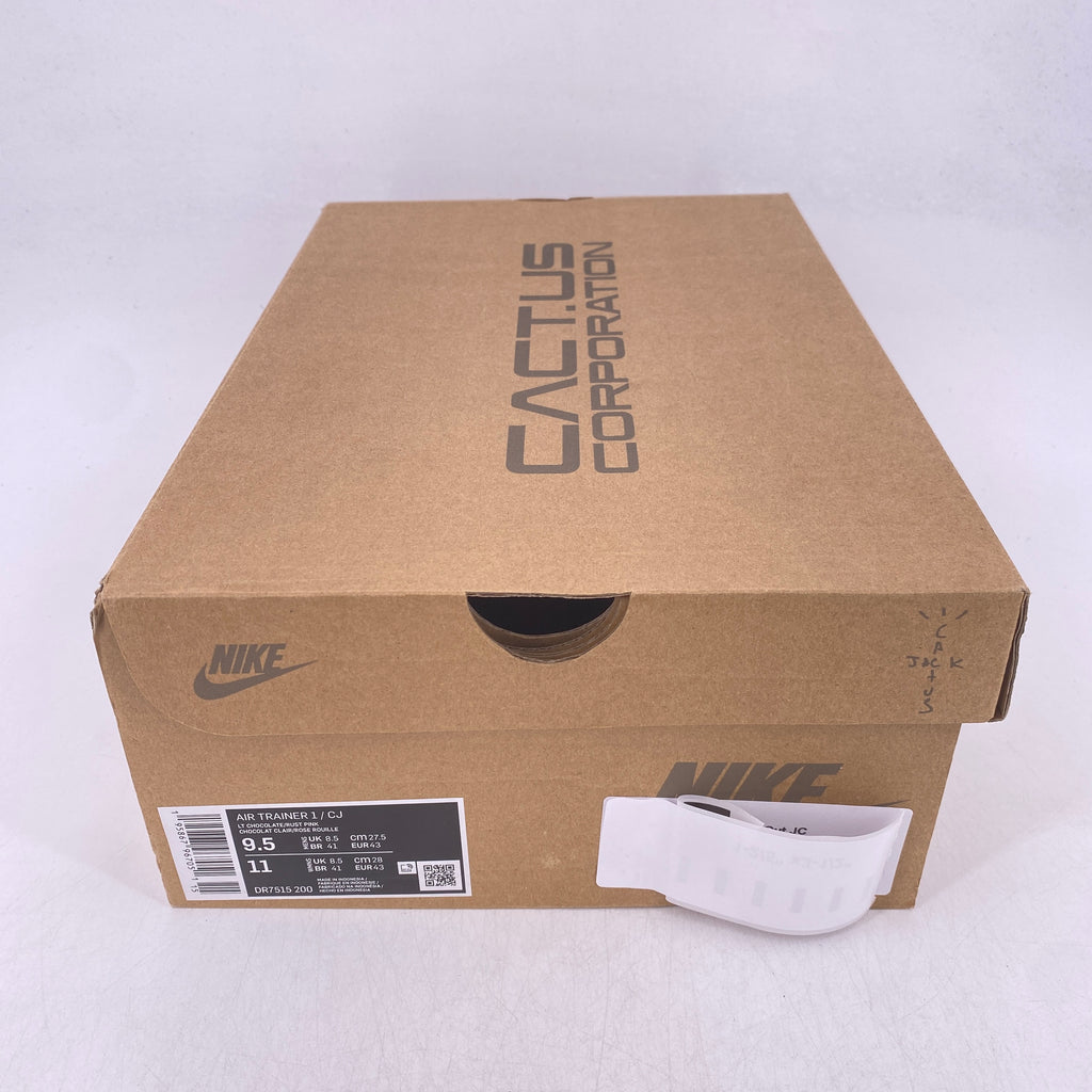 Nike Air Trainer 1 / CJ "Travis Scott Wheat" 2022 New Size 9.5