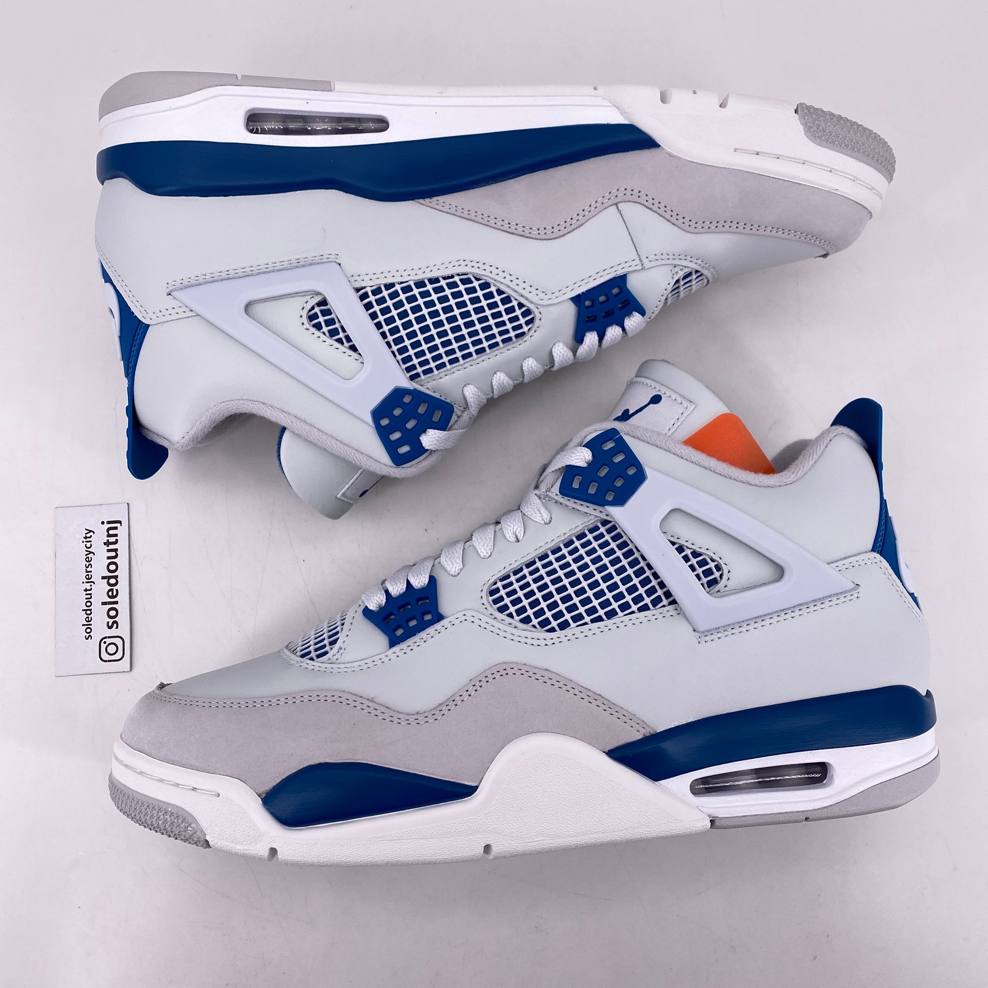 Air Jordan 4 Retro &quot;Military Blue&quot; 2024 New Size 12