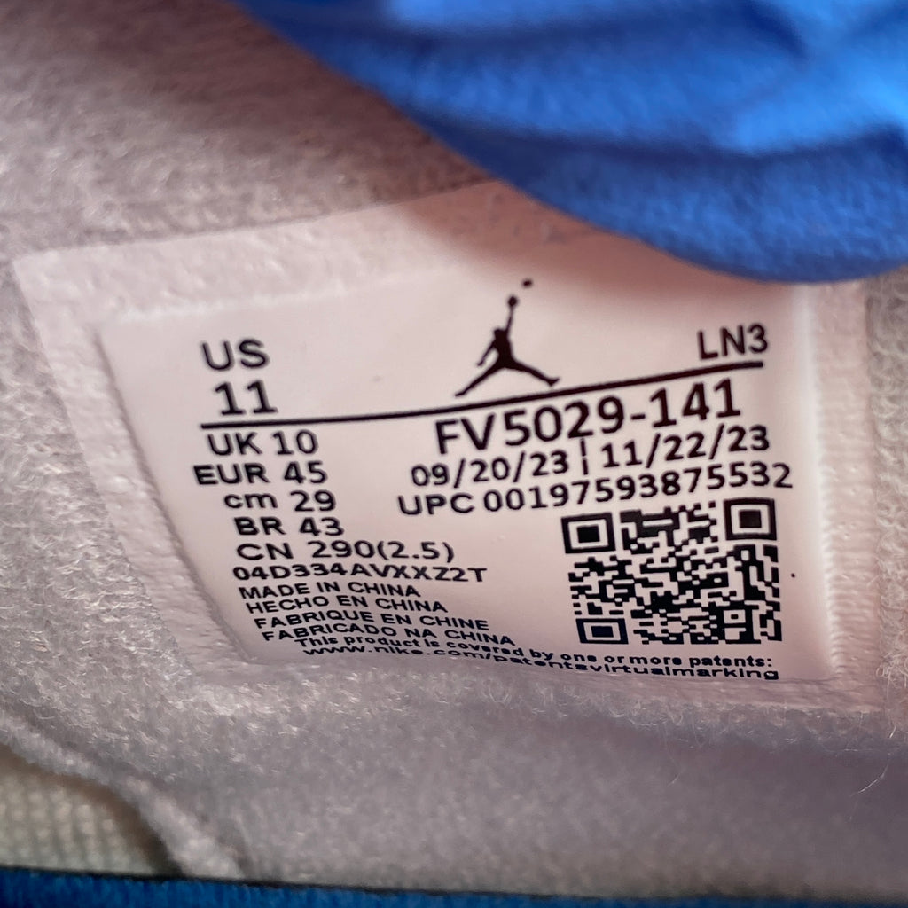 Air Jordan 4 Retro "Military Blue" 2024 New Size 11