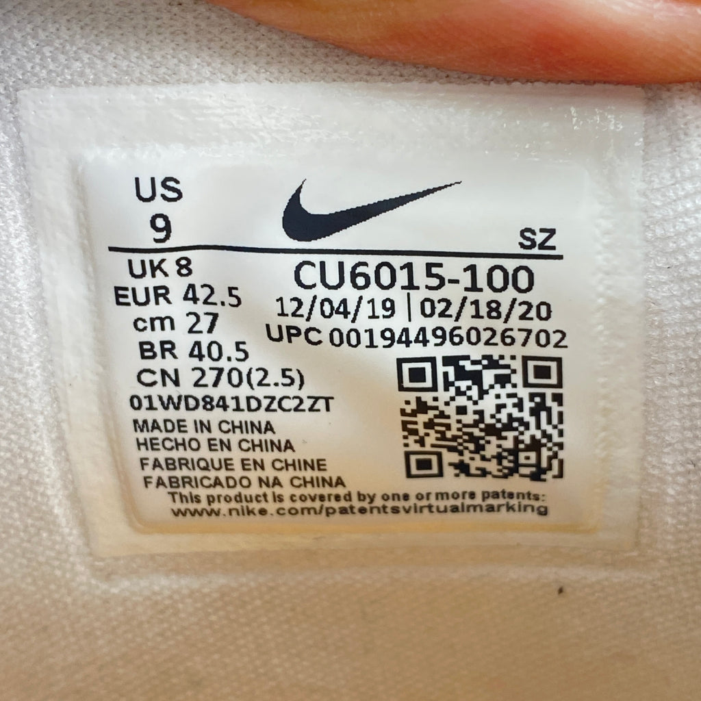 Nike Air Rubber Dunk / OW "Unc" 2020 Used Size 9