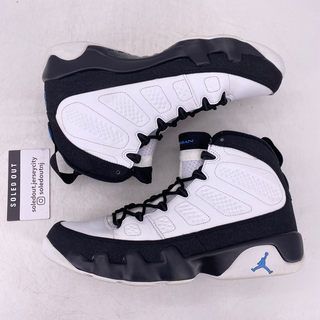 Air Jordan 9 Retro "University Blue" 2020 Used Size 8.5