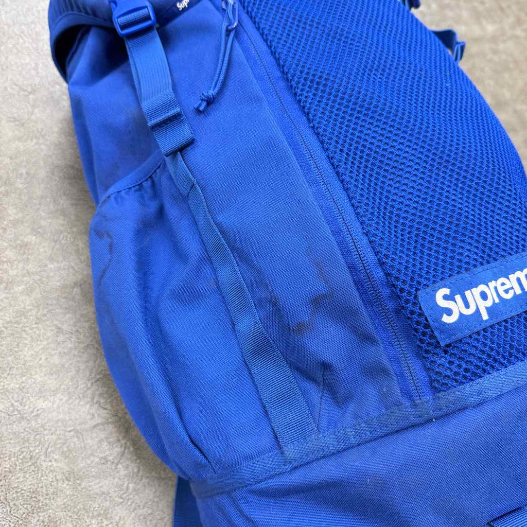 Supreme Backpack "FW24" 2024 Used Blue