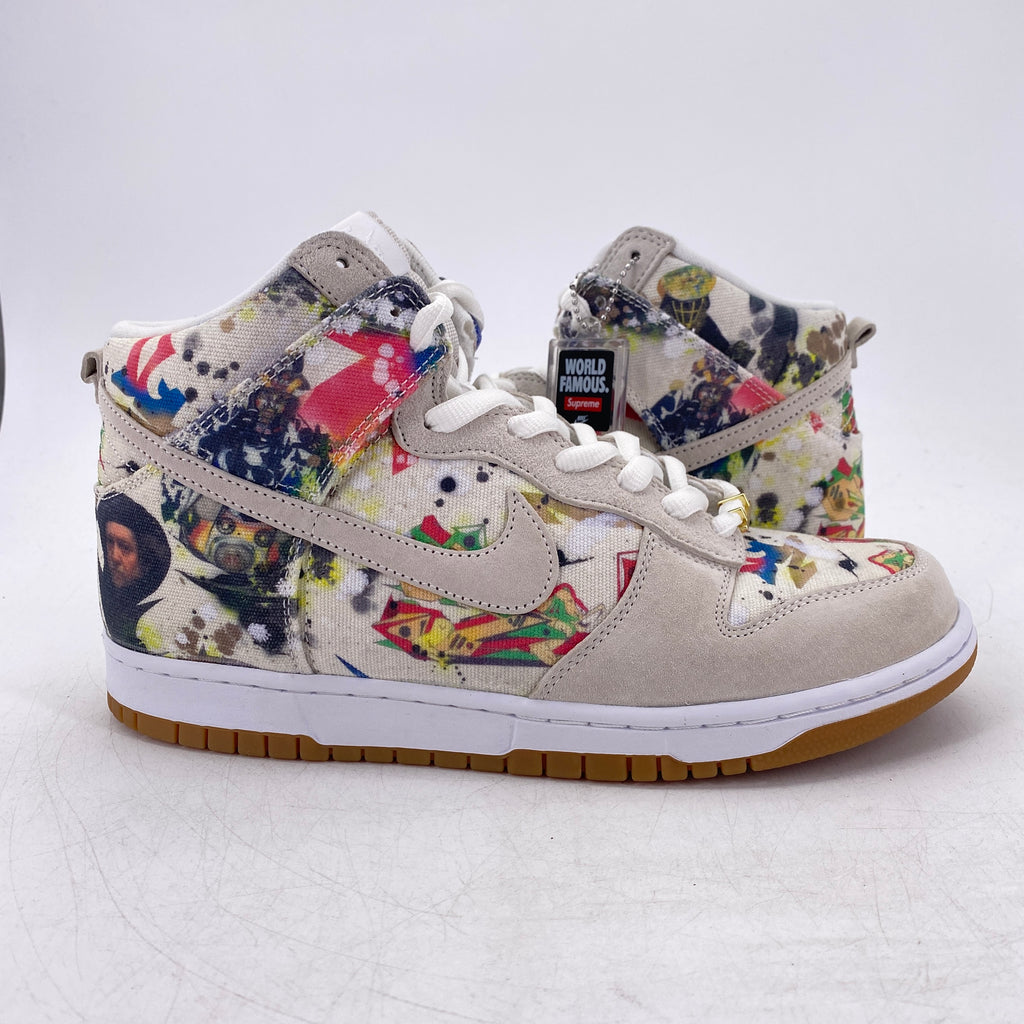 Nike SB Dunk High "Supreme Rammellzee" 2023 Used Size 10.5