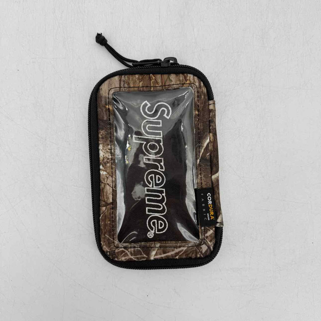 Supreme Wallet "REAL TREE CAMO" Used Olive Size OS