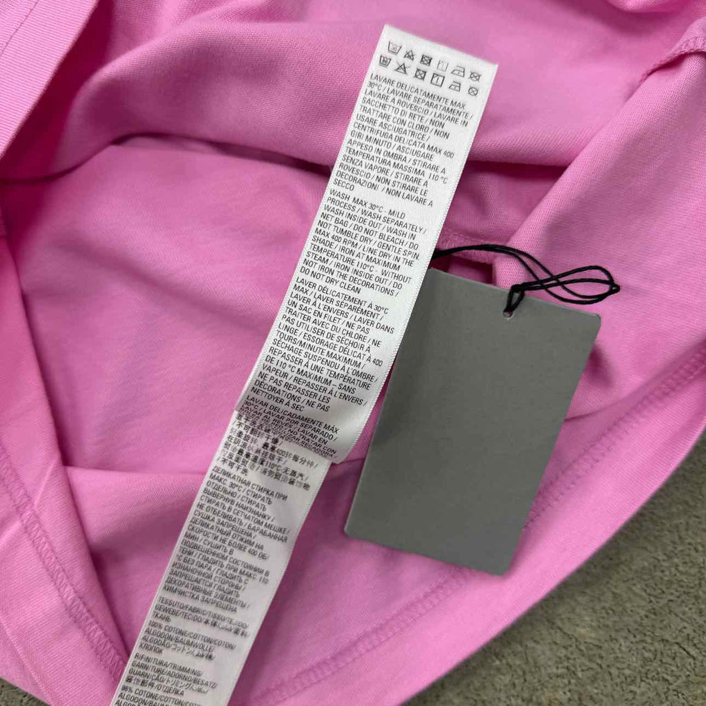 Balenciaga T-Shirt "PARIS DIAMOND" Pink New Size S