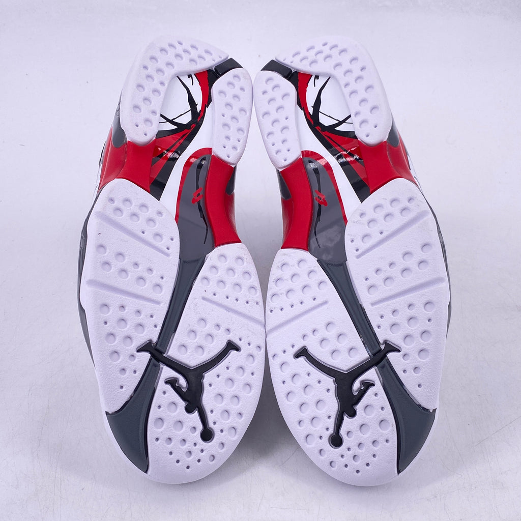 Air Jordan 8 Retro "White True Red" 2025 New Size 10.5
