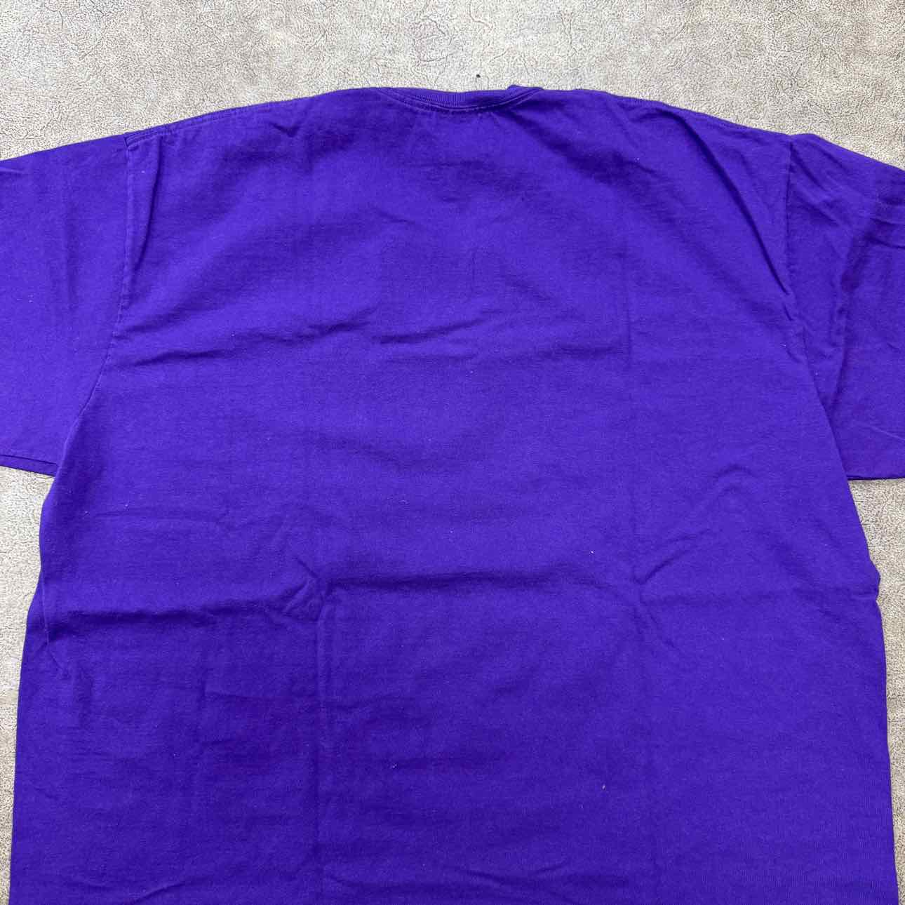 Supreme T-Shirt &quot;RALPH STEADMAN BOX LOGO&quot; Purple Used Size XL