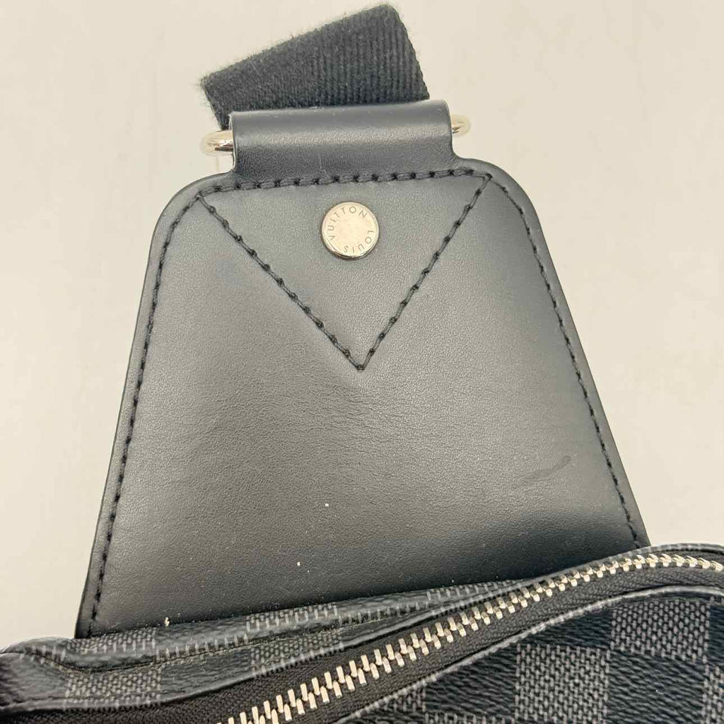 Louis Vuitton SLING BAG "DAMIER GRAPHITE" Used Black Size OS
