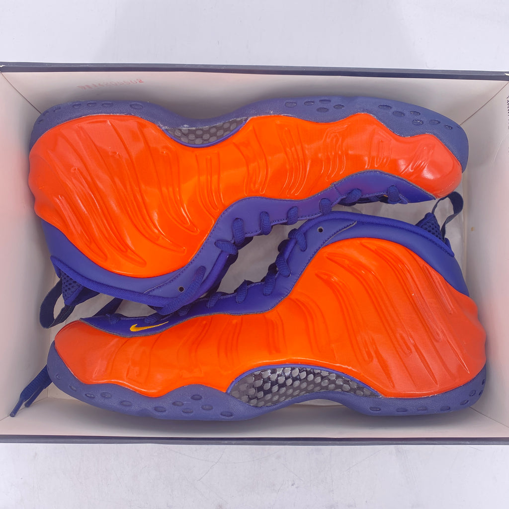 Nike Air Foamposite One "Blue Void Rugged Orange" 2020 Used Size 11