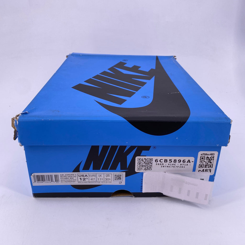 Air Jordan 1 Retro High OG "Unc Toe" 2023 Used Size 12.5