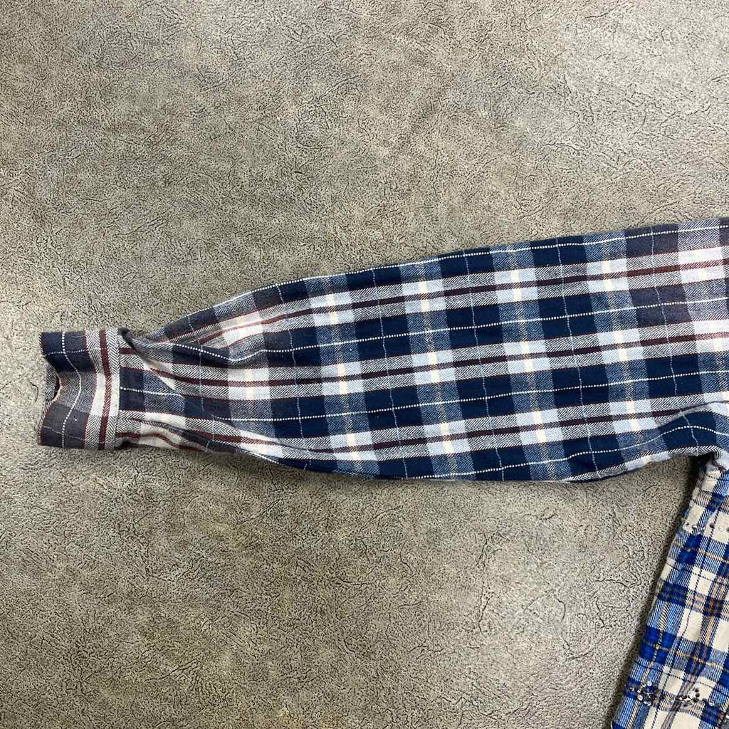 Vale Flannel "RHINESTONE" Blue Used Size S