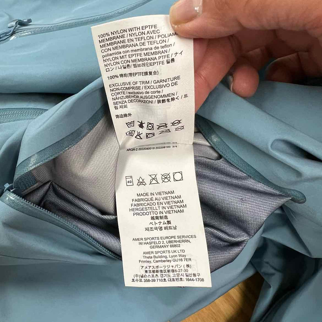 Arcteryx Jacket "BETA LT" Blue Used Size XL