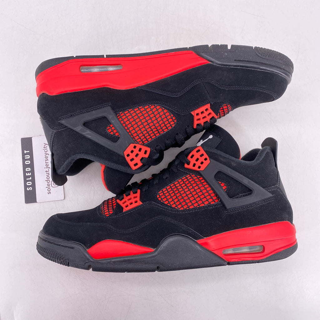 Air Jordan 4 Retro "Red Thunder" 2022 Used Size 11.5
