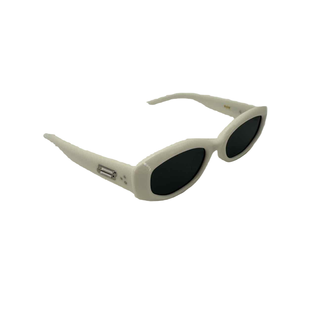 Gentle Monster Sunglasses "ROW W2" New White Size OS