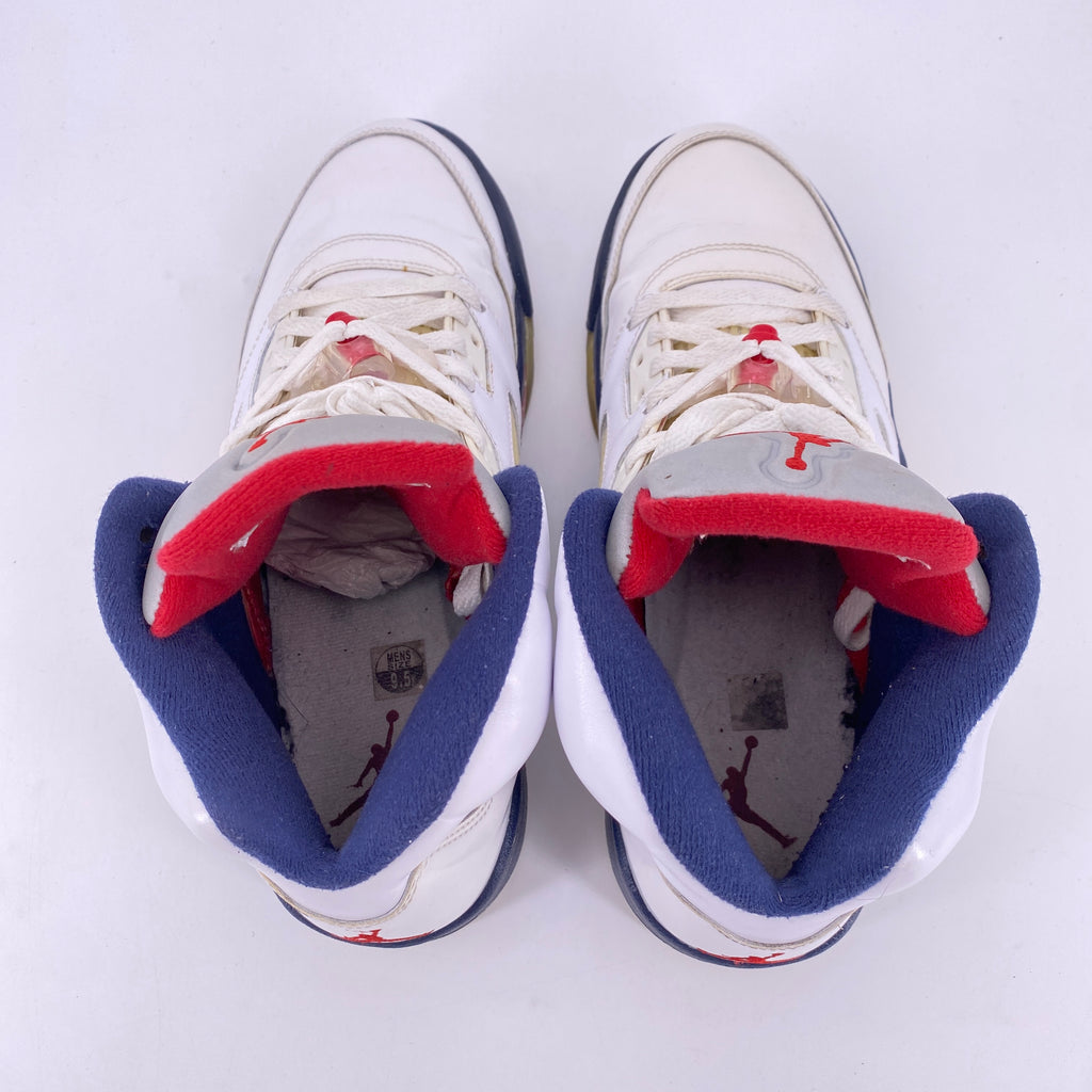 Air Jordan 5 Retro "Independence Day" 2011 Used Size 9.5