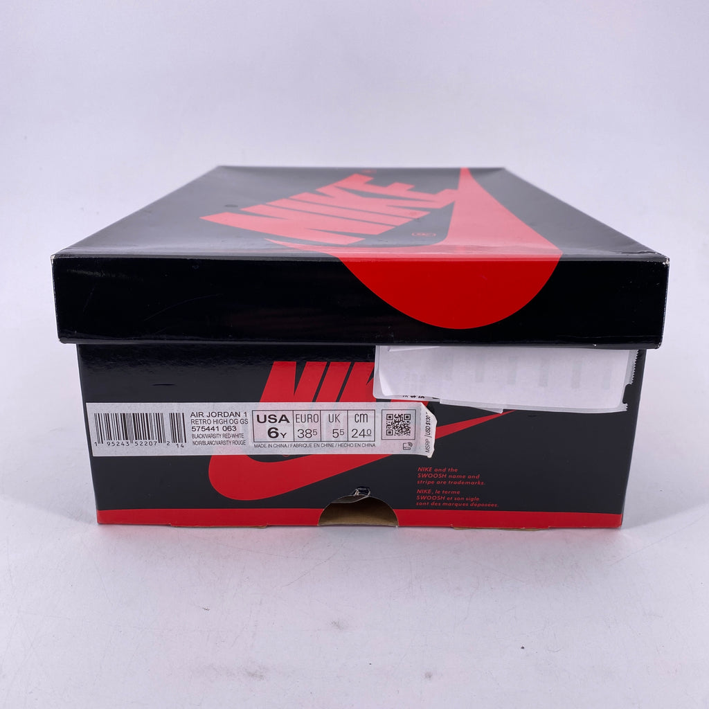 Air Jordan (GS) 1 Retro High OG "Patent Bred" 2021 Used Size 6Y