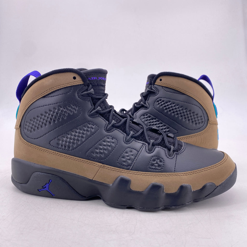 Air Jordan 9 Retro "Light Olive Concord" 2023 Used Size 11.5