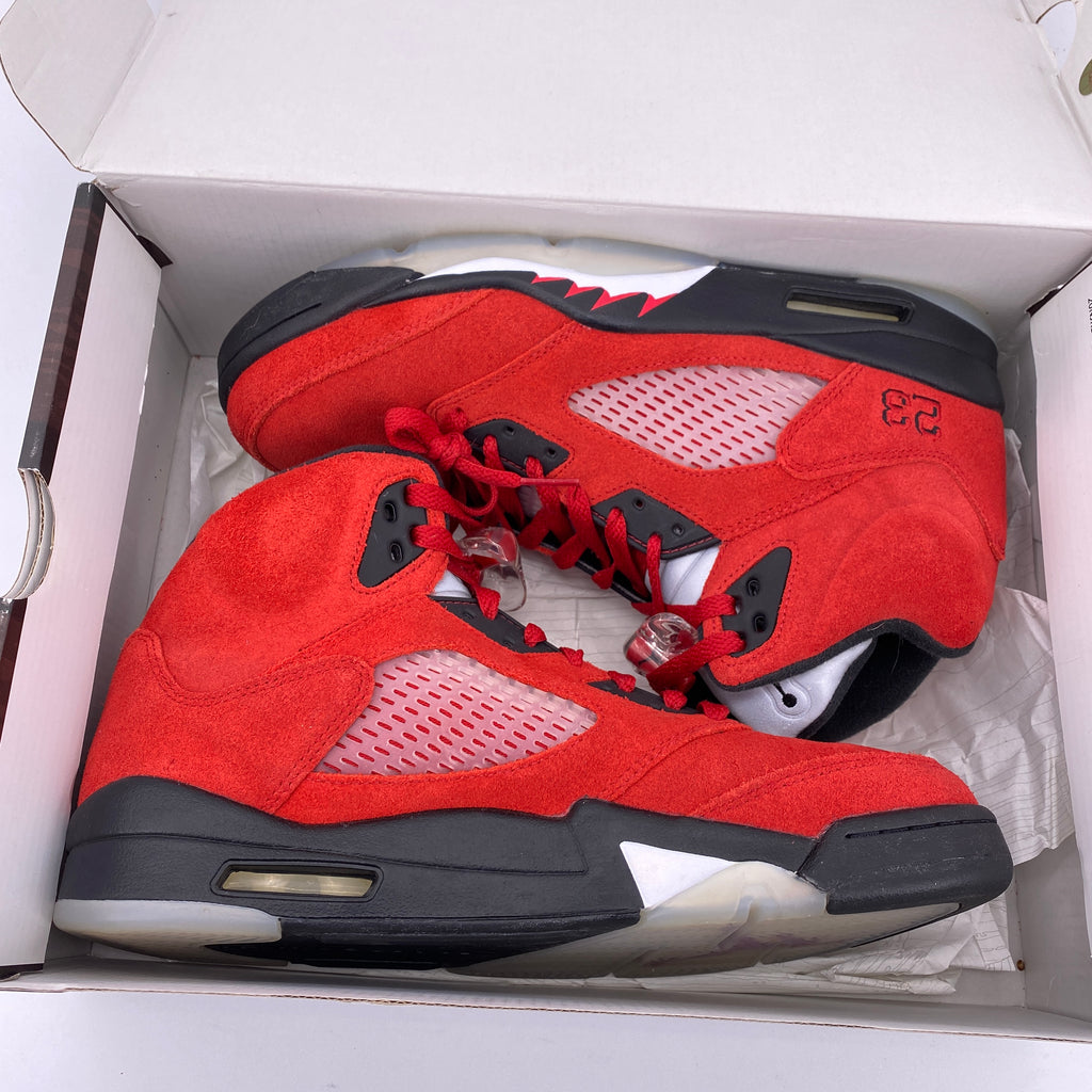 Air Jordan 5 Retro "Raging Bull Red Suede" 2021 Used Size 10