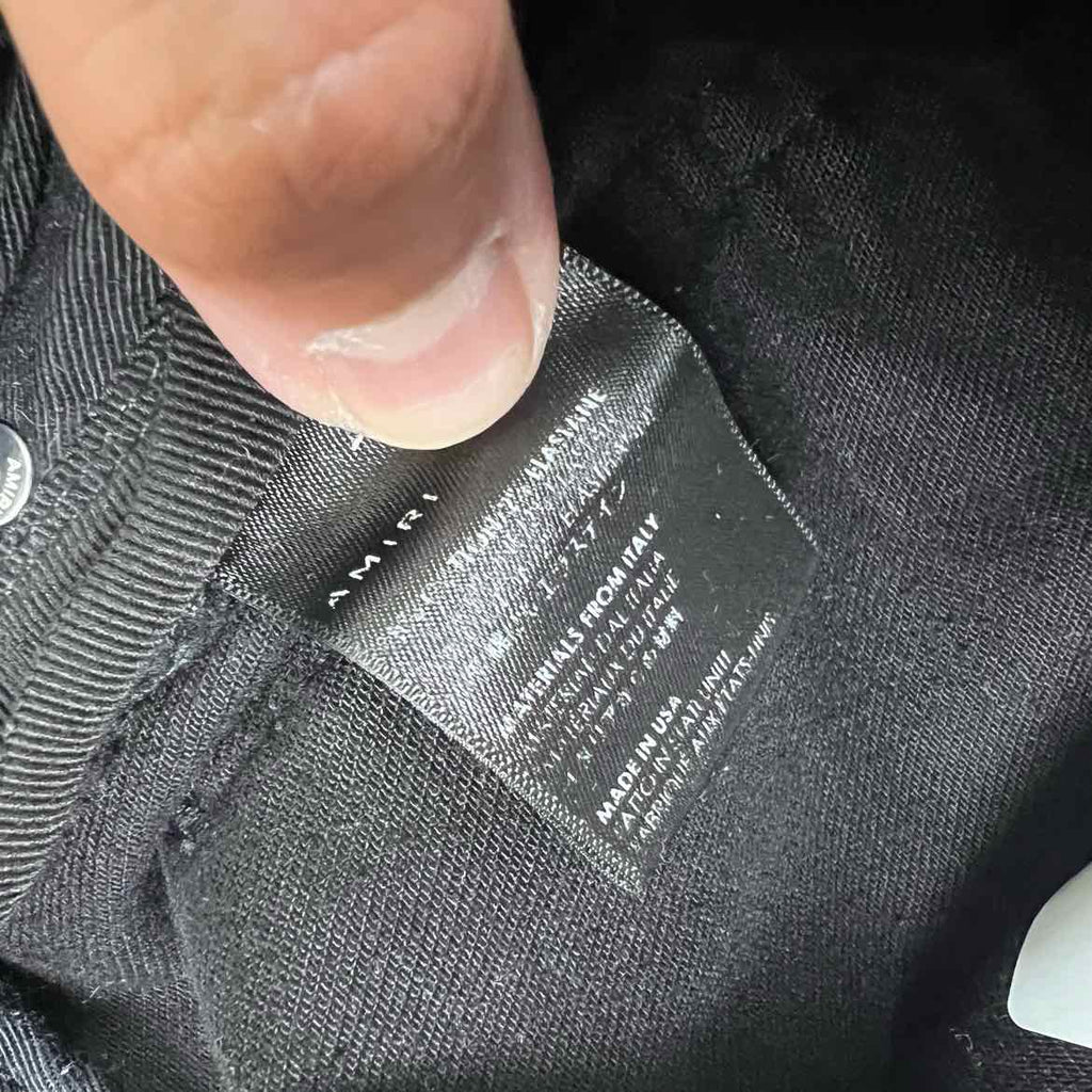 Amiri Jeans Black Used Size 34