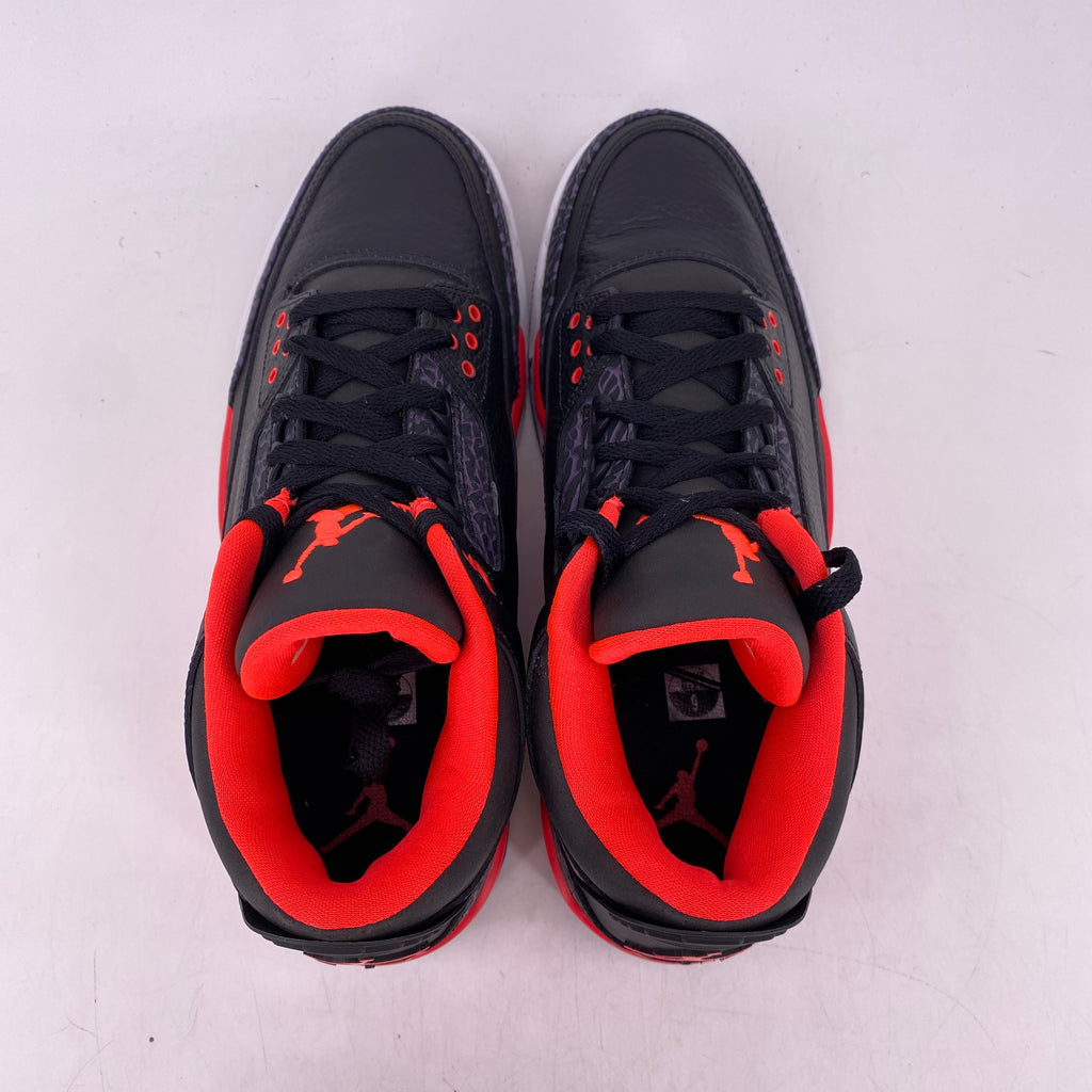 Air Jordan 3 Retro "Crimson" 2013 Used Size 9